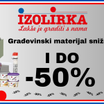 CRNI PETAK U IZOLIRCI – Građevinski materijal snižen I DO -50%